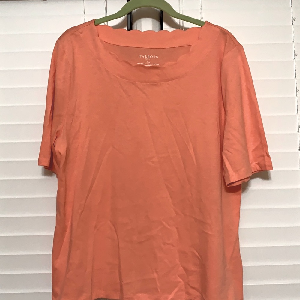XLp Talbots coral top